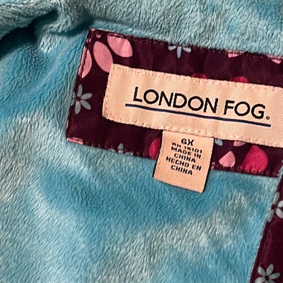 London Fog water-resistant jacket with micro-fleece lining, Size 6X - Picture 2 of 3